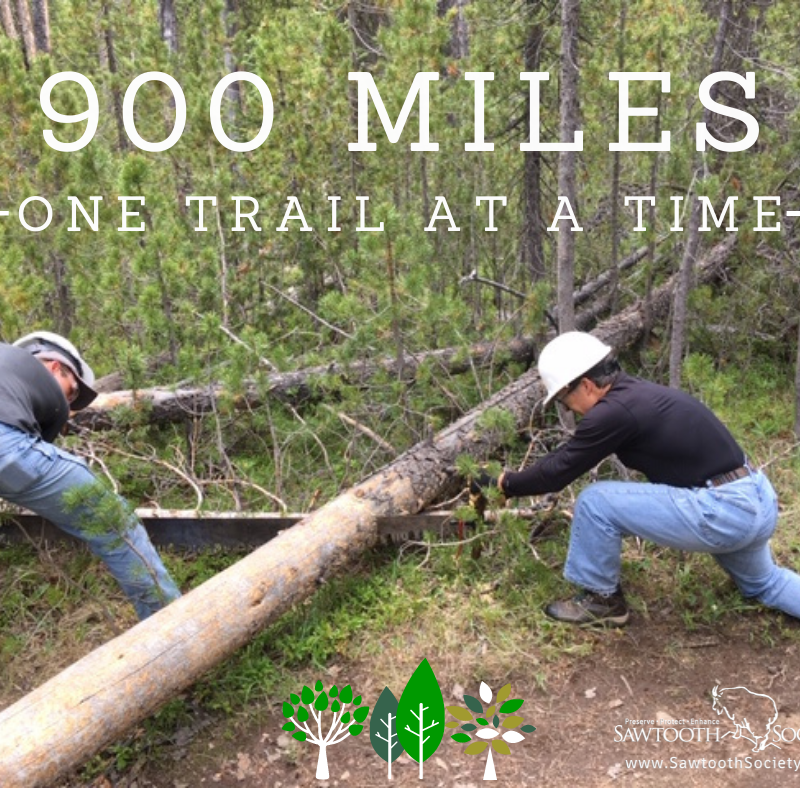 Sawtooth Society Trail Work - 900 miles one trail at a time